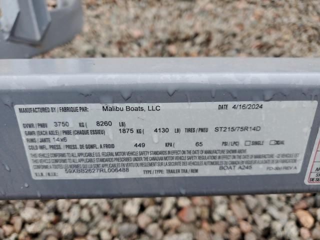 2024 Malibu BU A245 Boat Trailer