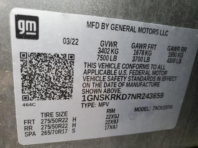 2022 Chevrolet Tahoe K1500 RST