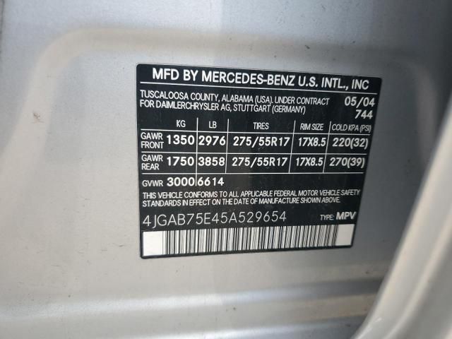 2005 Mercedes-Benz Ml 500