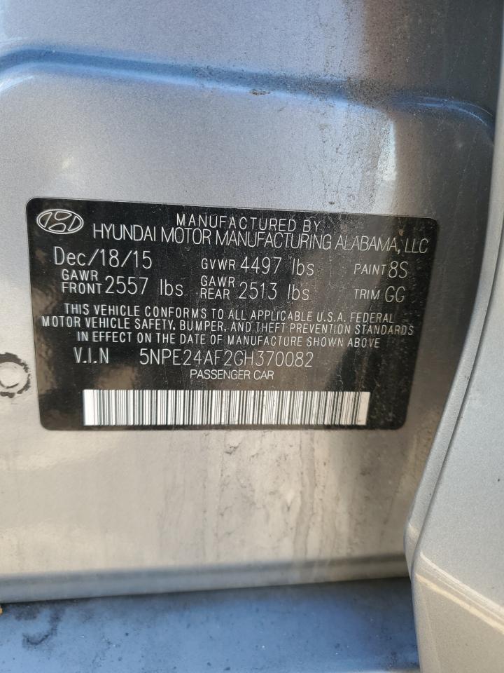 2016 Hyundai Sonata se