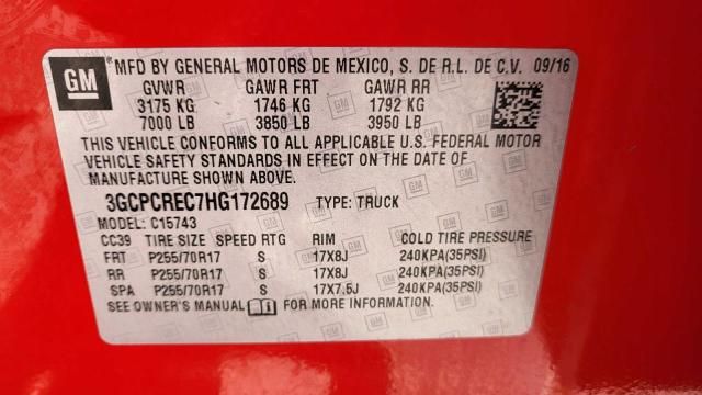 2017 Chev Rolet Silverado C1500 LT
