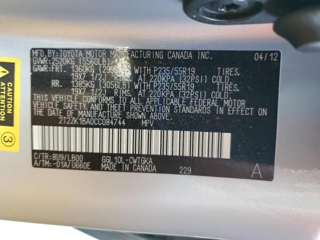 2012 Lexus RX 350