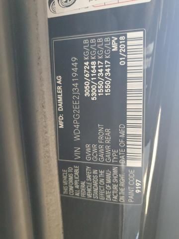 2018 Mercedes-Benz Metris