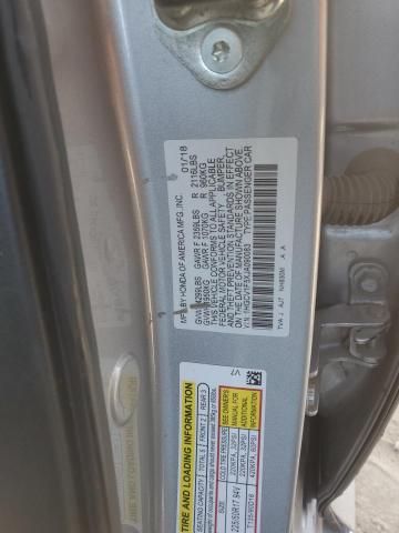 2018 Honda Accord exl