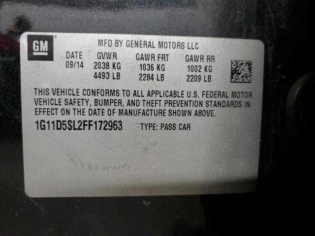 2015 Chevrolet Malibu 2LT