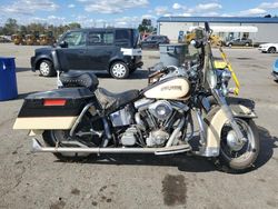 Salvage motorcycles for sale at Pennsburg, PA auction: 1989 Harley-Davidson Flstc