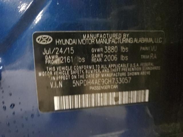 2016 Hyundai Elantra SE