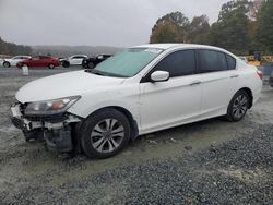 Salvage cars for sale from Copart Concord, NC: 2014 Honda Accord lx
