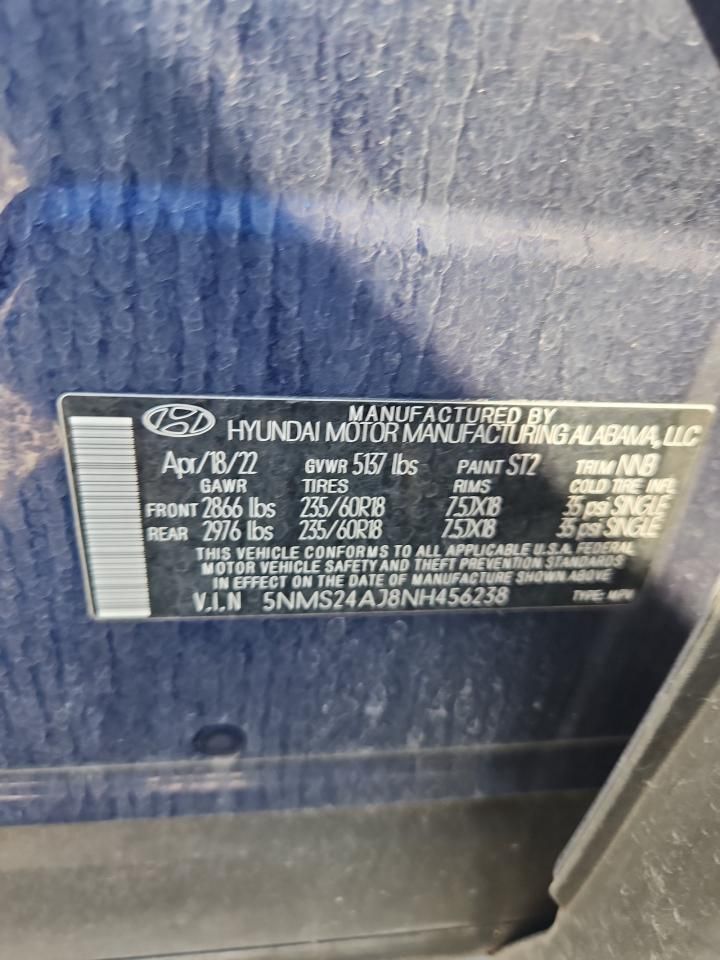 2022 Hyundai Santa fe sel