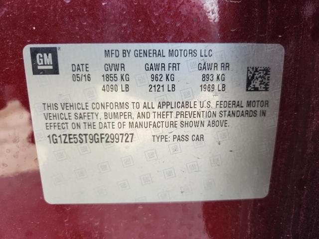 2016 Chevrolet Malibu lt