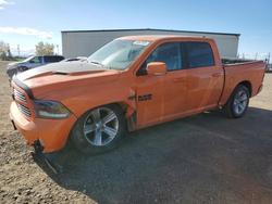 Salvage trucks for sale at Rocky View County, AB auction: 2015 Dodge RAM 1500 Sport