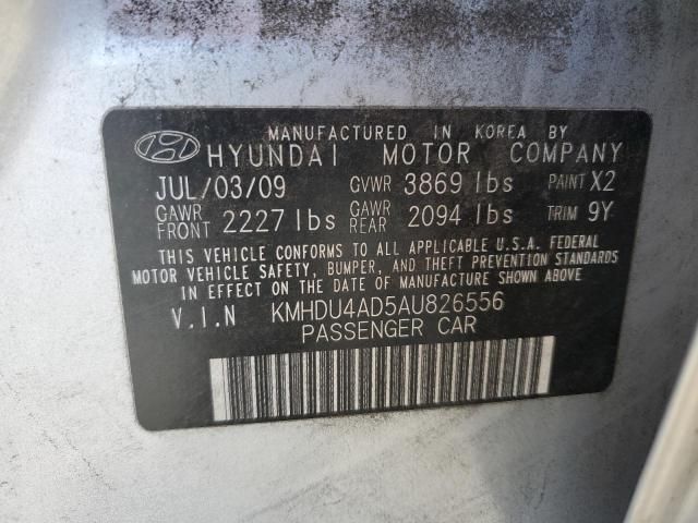 2010 Hyundai Elantra Blue
