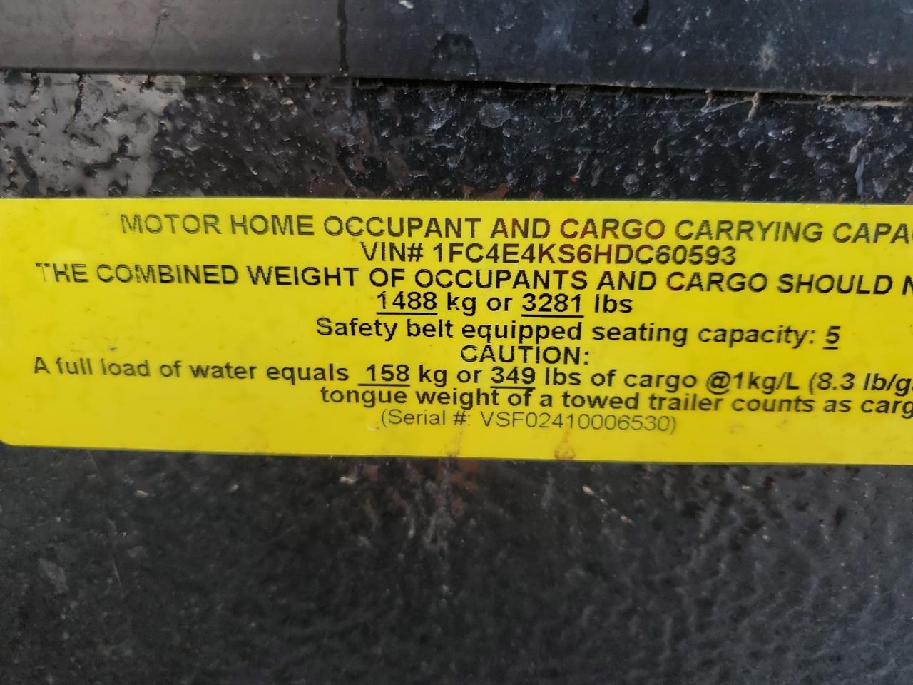 2017 Ford Econoline E450 Super Duty Commercial STR