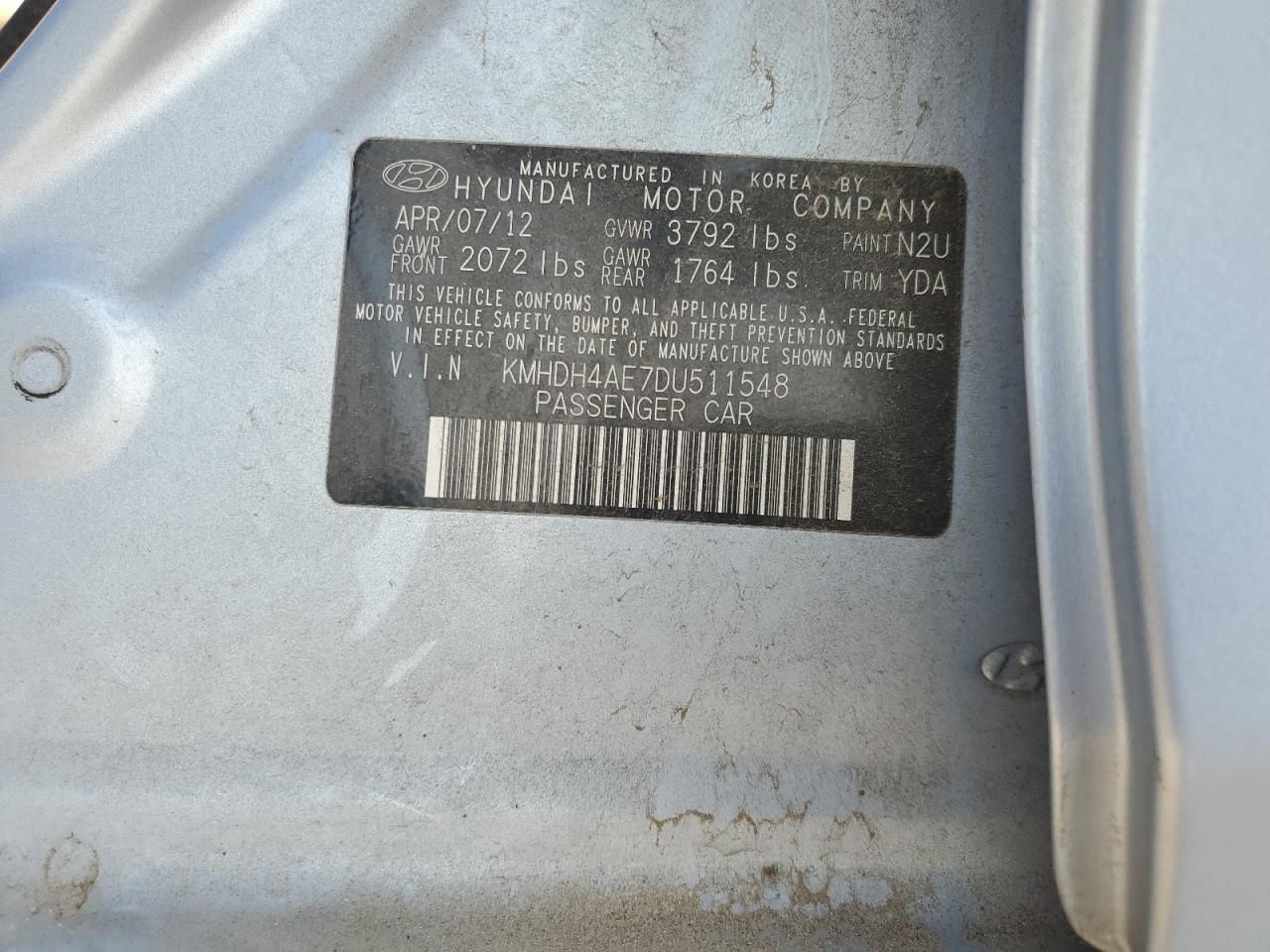 2013 Hyundai Elantra gls