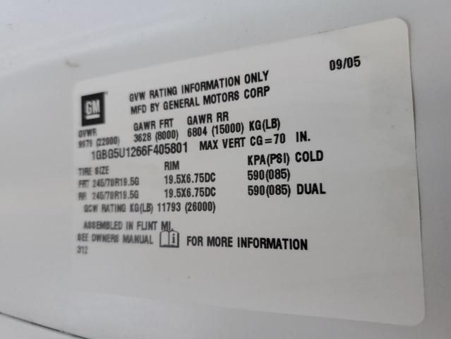 2006 Chevrolet C5500 C5U042