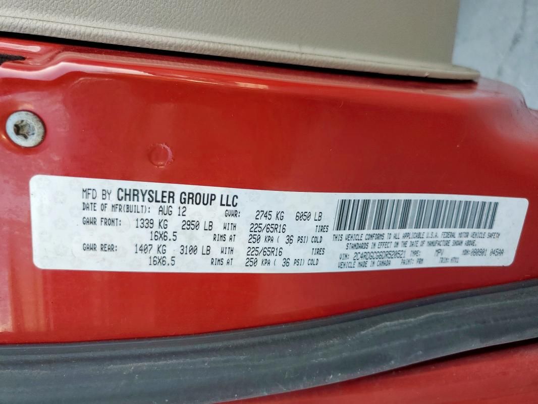 2013 Dodge Grand Caravan sxt