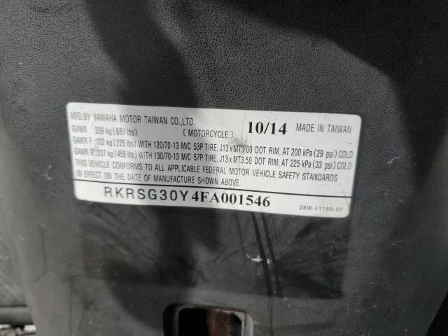 2015 Yamaha XC155