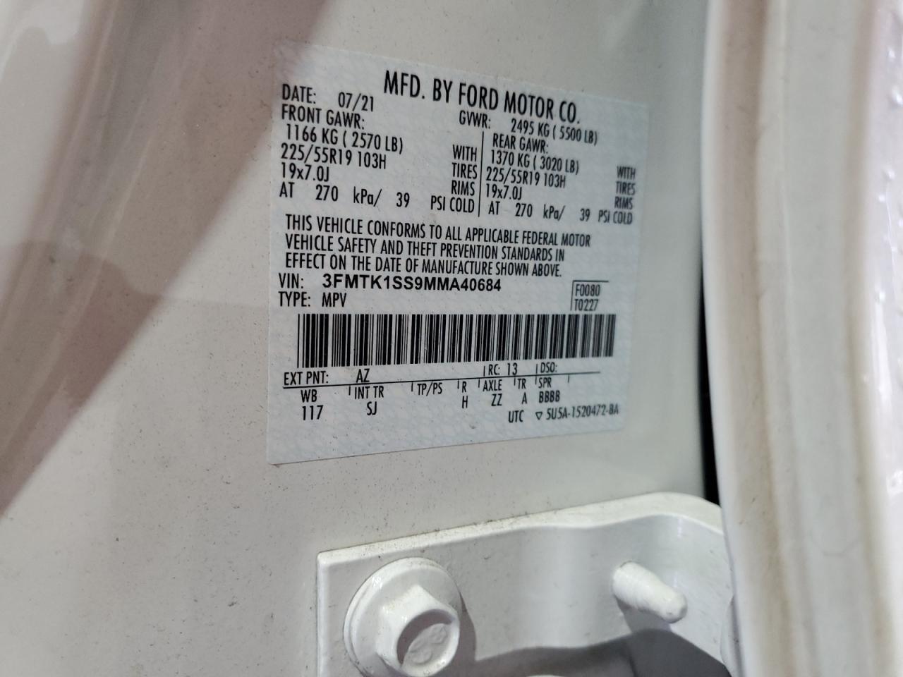 2021 Ford Mustang Mach-e Select
