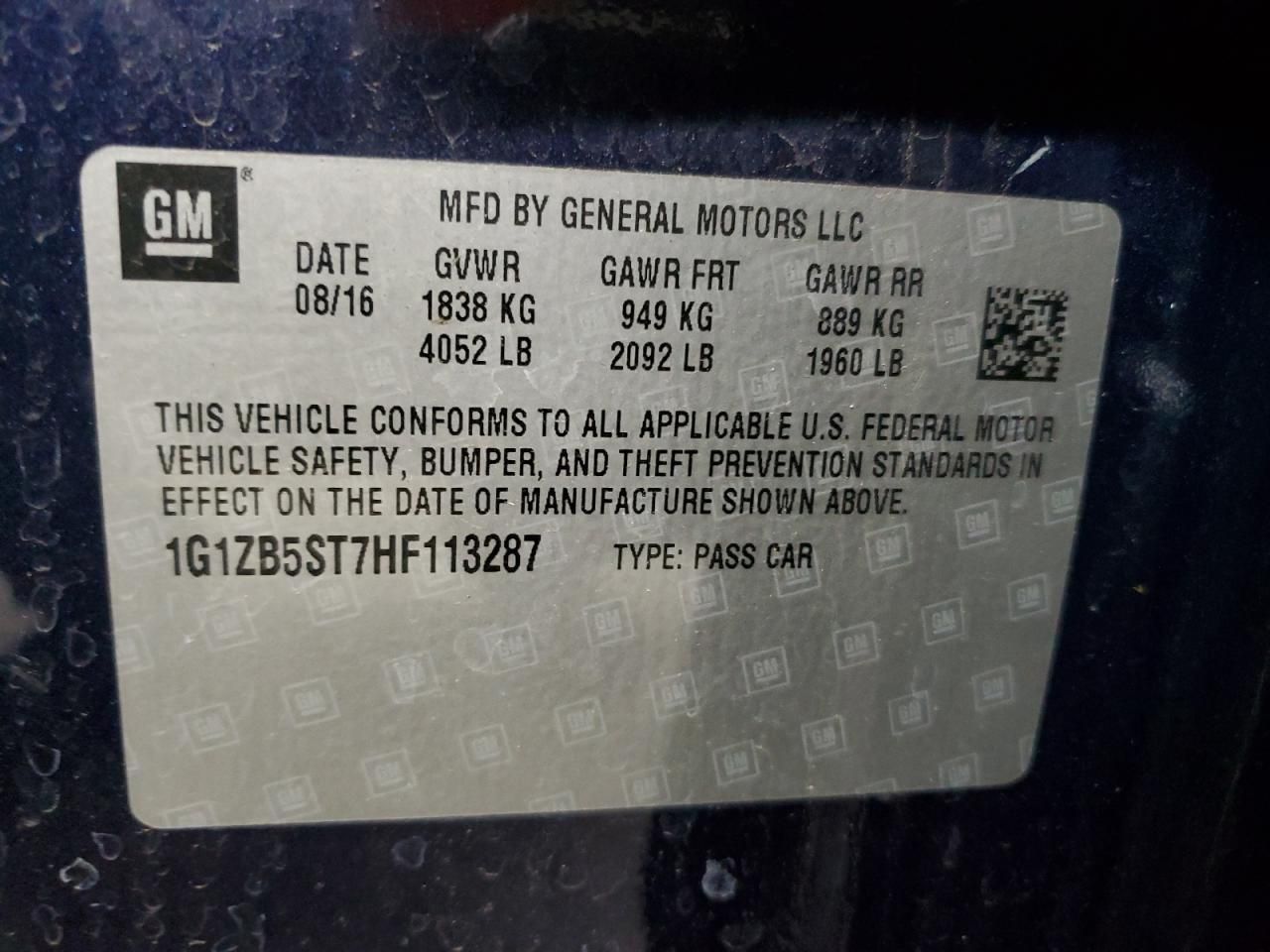 2017 Chevrolet Malibu ls