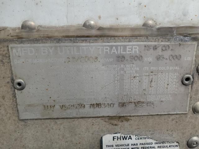 2010 Utility VS2RA Refrigerated Van Trailer