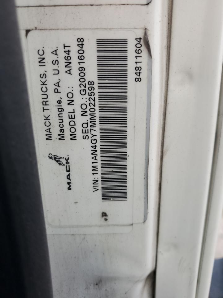 2021 Mack Anthem Semi Truck