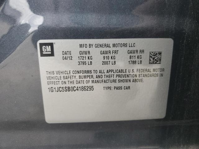 2012 Chevrolet Sonic lt