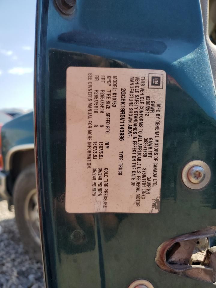 1997 Chevrolet Gmt-400 K1500