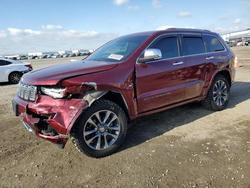 Jeep Vehiculos salvage en venta: 2017 Jeep Grand Cherokee Overland