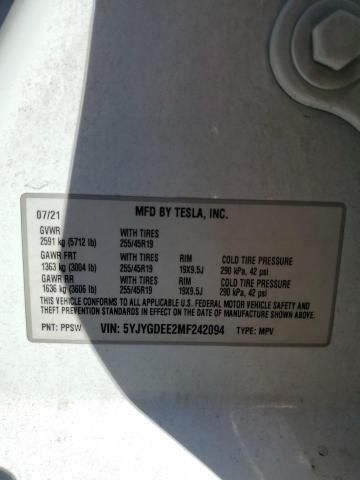 2021 Tesla Model Y