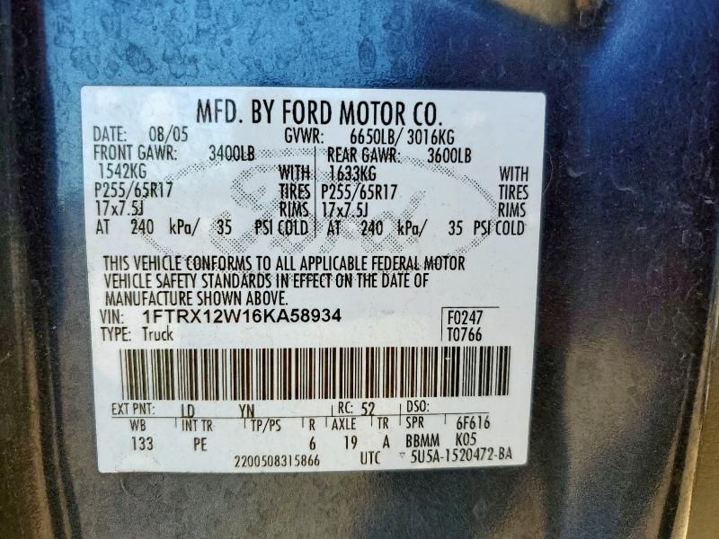 2006 Ford F150