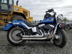 Salvage motorcycles for sale at Eugene, OR auction: 2007 Harley-Davidson Flstf