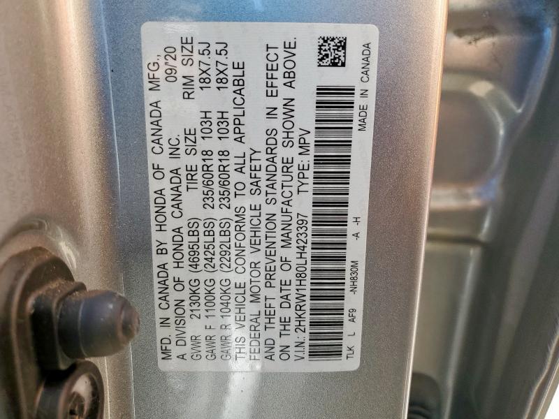 2020 Honda Cr-v exl