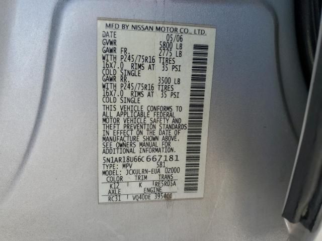 2006 Nissan Pathfinder LE
