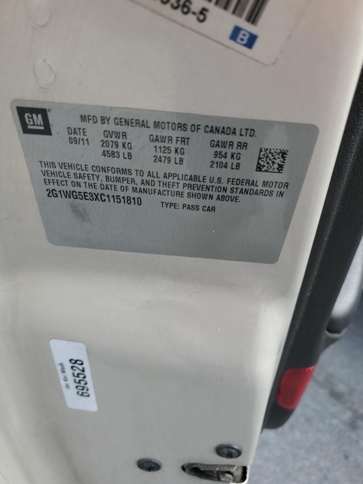 2012 Chevrolet Impala lt