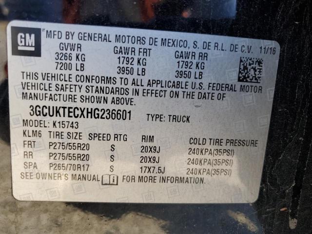 2017 Chevrolet Silverado K1500 High Country