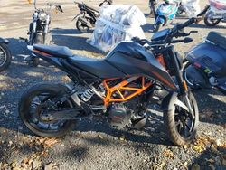Salvage motorcycles for sale at New Britain, CT auction: 2023 KTM 390 Duke