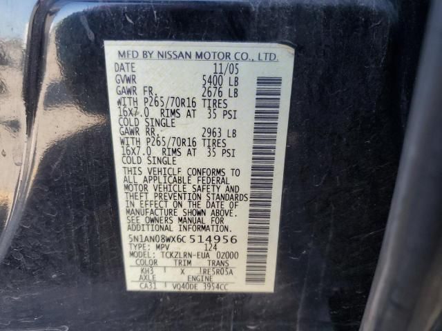 2006 Nissan Xterra OFF Road