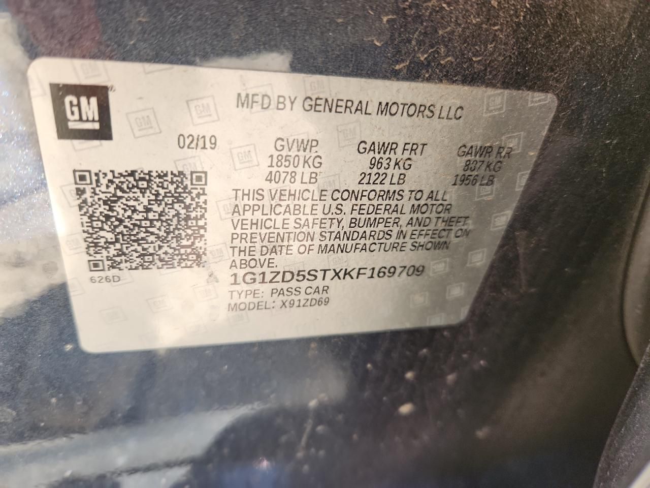 2019 Chevrolet Malibu lt