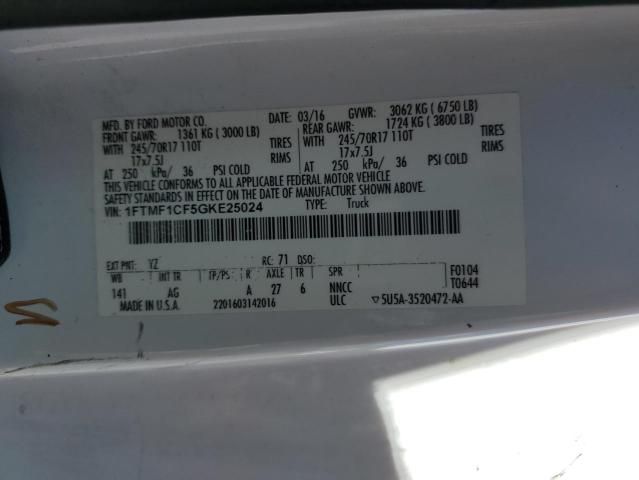 2016 Ford F150