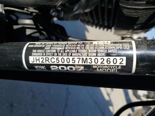 2007 Honda VT750