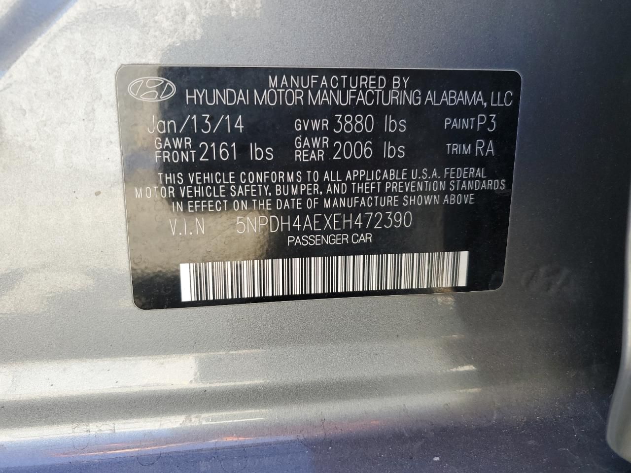 2014 Hyundai Elantra se