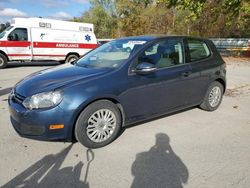 Salvage cars for sale from Copart Ellwood City, PA: 2012 Volkswagen Golf