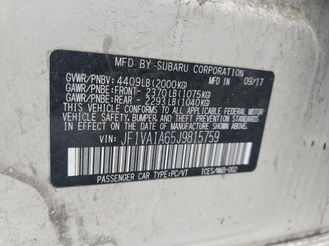 2018 Subaru WRX