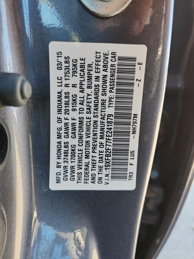 2015 Honda Civic se
