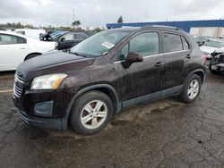 Vehiculos salvage en venta de Copart Woodhaven, MI: 2016 Chevrolet Trax 1LT