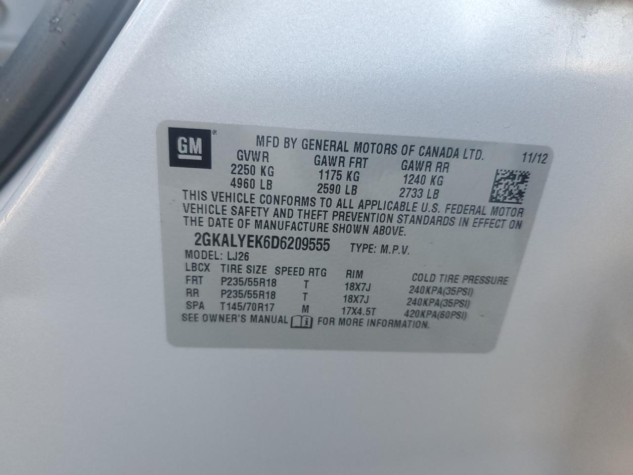 2013 GMC Terrain Denali