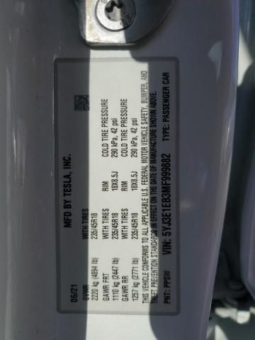 2021 Tesla Model 3
