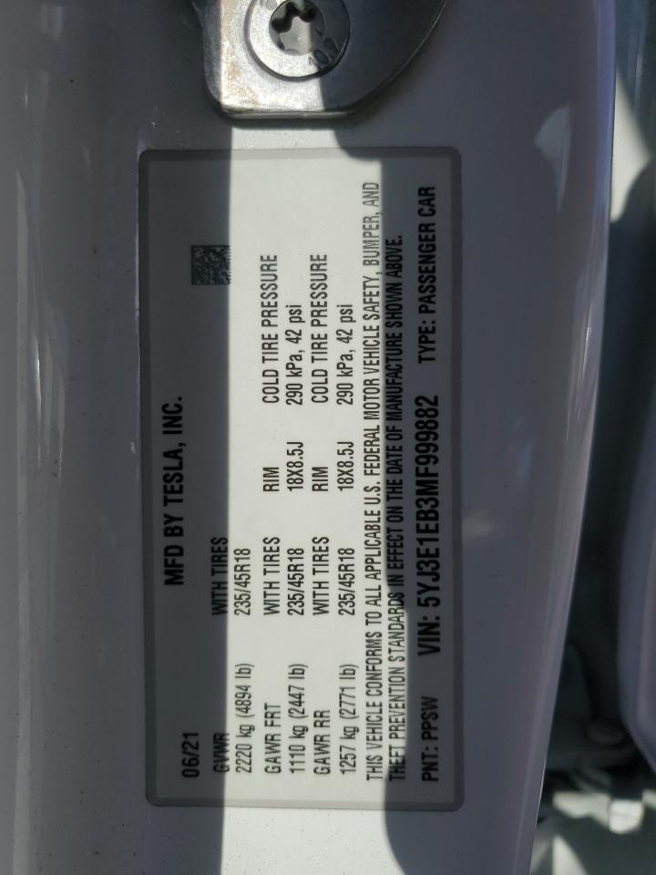 2021 Tesla Model 3