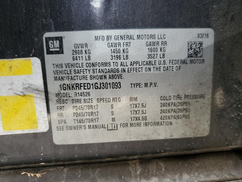 2016 Chevrolet Traverse ls