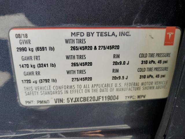 2018 Tesla Model x